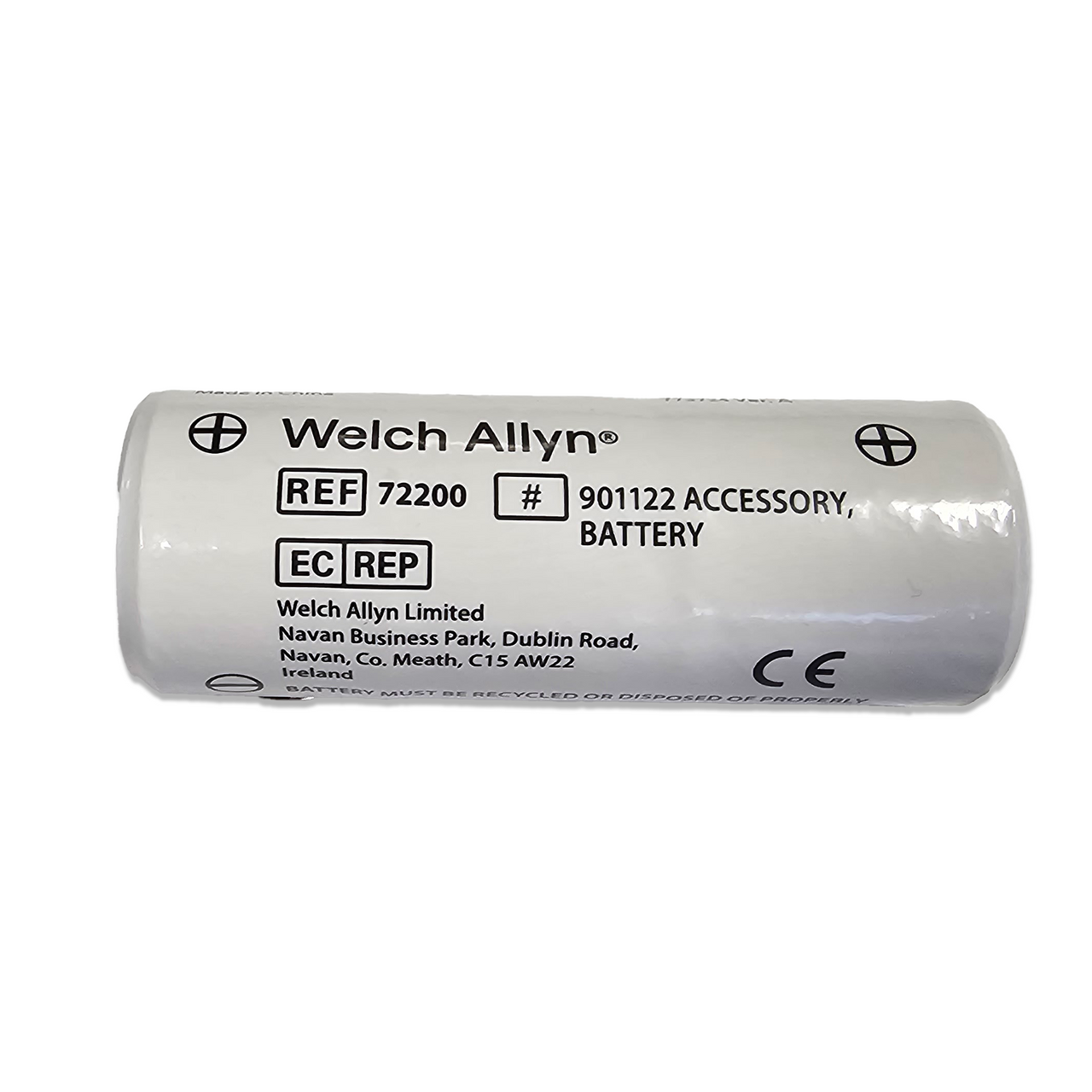Welch Allyn 72200 3.5v NiCad Battery Black