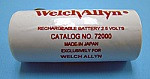 Welch Allyn 72000 2.5v NiCad Battery (Red)